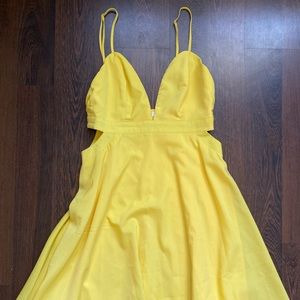 UO yellow dress